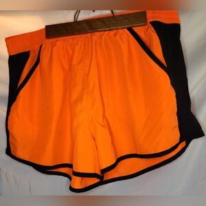 Zone Pro Orange and Black Athletic Short. Sz XL